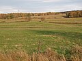 Blick auf die noch erkennbaren Umrisse