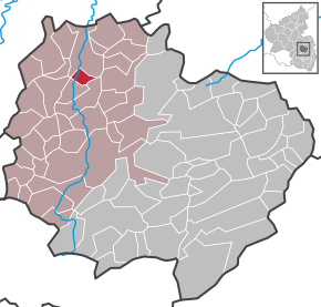 Poziția localității Oberndorf