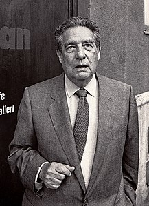 Paz at the International Poetry Festival in Malmö, 1988