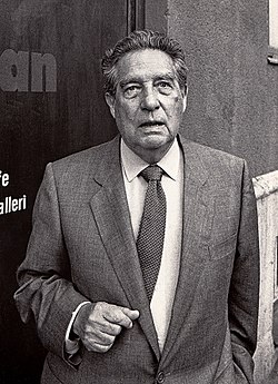 Octavio Paz Malmössä vuonna 1988