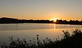 Park Lingezegen, lake: the Rijkerswoerdse Plassen - the western one at sunrise