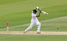 Pietersen batting during his innings of 72 against Sri Lanka at Lord's Pietersen batting at Lord's, 2011.jpg