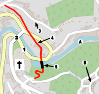 Plan d'une partie de la vallée des Usines.