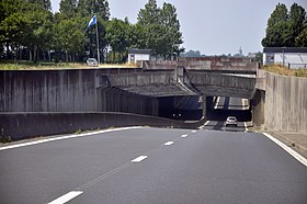 Entrée du pont-canal de Carentan