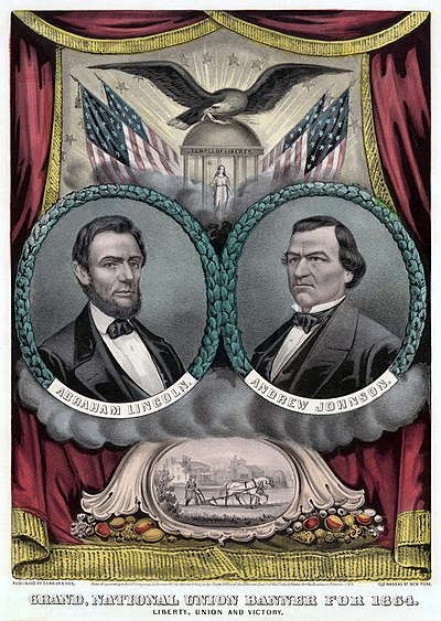 Abraham Lincoln en Andrew Johnson, die Republikeinse Party se kandidate in die presidensiële verkiesing in die Verenigde State van Amerika van 1864.