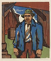 Man at Construction c. 1935 - 1943