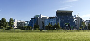 The former Great Park headquarters of business software company Sage Group plc. Sage Group Newcastle HQ 1.jpg