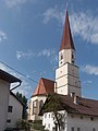 Sankt Florian am Inn, kerk: Katholische Pfarrkirche heilige Florian