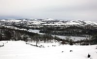 蒙塔莱格里一带的冬季景观