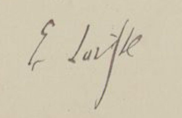 signature d'Ernest Lavisse