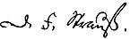 David Strauss, podpis (z wikidata)