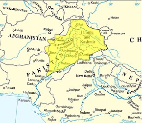 Kart over Sikhriket/Khālsāriket