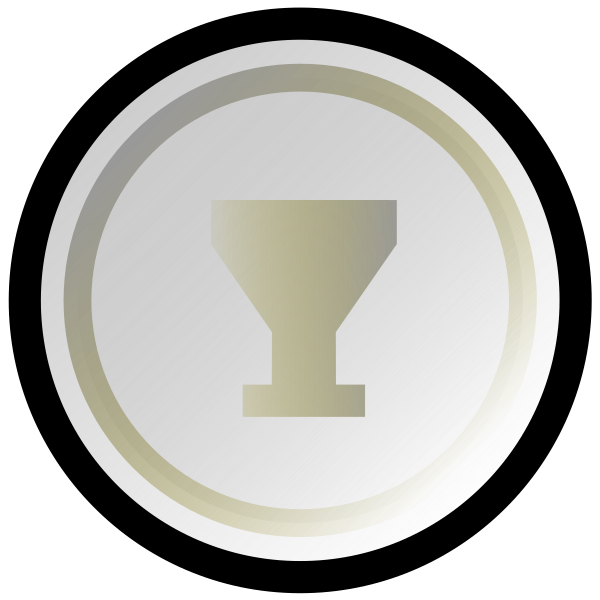 Ficheiro:Silver medal with cup.svg