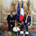 Présentation des lettres de créances au palais de l'Élysée - 2017