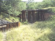 Ruins of the Fort Buchanan Bridge over Sonoita Creek.