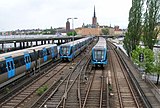 Slussen e la metropolitana nel 2005