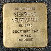 Stolperstein Koenigsteiner Str. 83 Neustaedter Siegmund