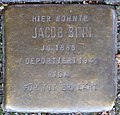 Stolperstein für Jacob Sinn (Sachsenring 29)