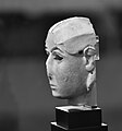 The Mask of Warka, in profile, the Iraq Museum in Baghdad