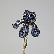 Broche floral Tiffany, produzido na virada do século XX