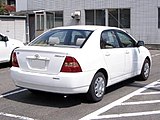 Japanse 2004 Toyota Corolla X 1,5 liter 1NZ-FE benzinemotor, achteraanzicht