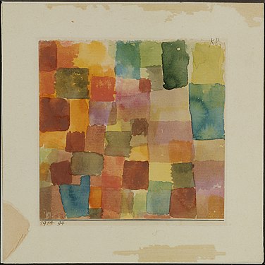 Sans titre, de Paul Klee, 1914.