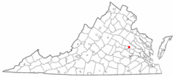 Location of Chamberlane, Virginia