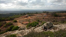 Uitzicht vanaf een heuvel in de gemeente Algodão de Jandaíra