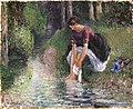 27 / Woman Washing Her Feet in a Brook
