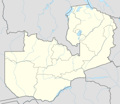 カピリ・ムポシの位置（ザンビア内）