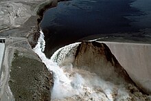 Teton Dam failure (IDAHO-L-0010) Teton Dam Flood - Newdale.jpg