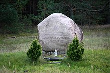 Augustino Povilaičio paminklas Pašventyje.