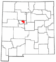 Lokasi negeri New Mexico