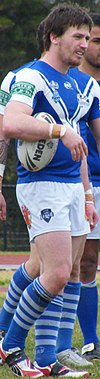 Kirk playing for the Auckland Vulcans in 2008