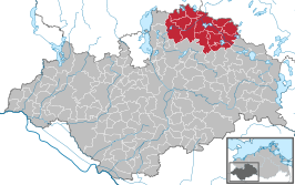 Kaart van Sternberger Seenlandschaft