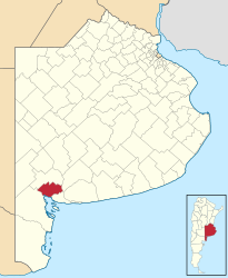 Partido di Bahía Blanca – Mappa