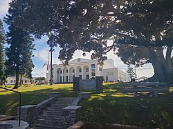 Davis Hall, the center of Army and Navy Academy's campus