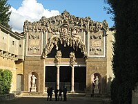 Грот Буонталенти. Фасад. 1583—1593