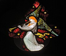 Angel on Isabel Wilson's memorial window