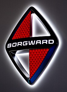 The Borgward logo with the Borgward wordmark