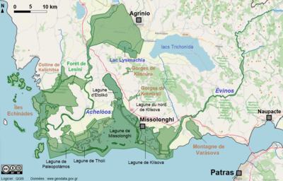 Carte du parc national