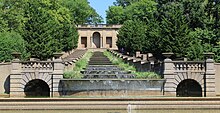 Cascading water fountain at Meridian Hill Park (cropped).jpg