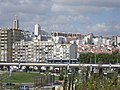 Het viaduct bij Cova da Piedade