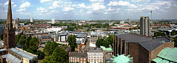 View from Coventry Cathedral Tower: North