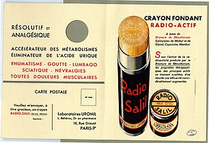 Crayon Fondant Radio-actif salve for muscular pain