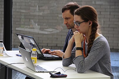 Edit-a-thon at the DC Public Library, March 2015