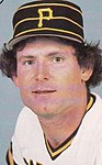 En Pittsburgh Pirates-keps i pillerburk-stil 1984.