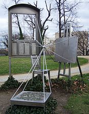 Caspar-David-Friedrich-Denkmal von Wolf-Eike Kuntsche auf der Brühlschen Terrasse