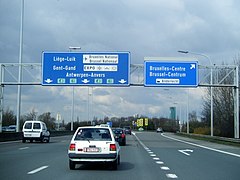 Trasa europejska E19 koło Brukseli