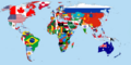 Flag map of the world (2021)
